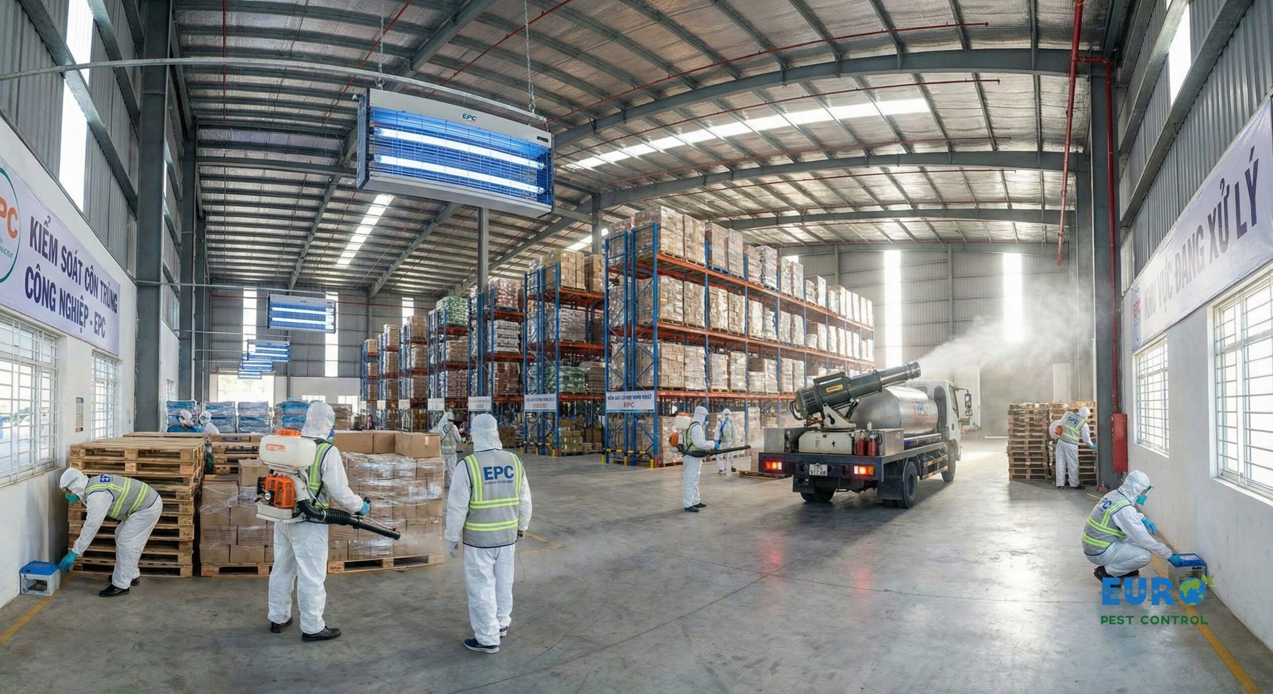 Kho chứa nông sản nguy cơ cao bị mọt xâm nhập cuối năm – Giải pháp xông hơi & kiểm soát dịch hại hiệu quả.